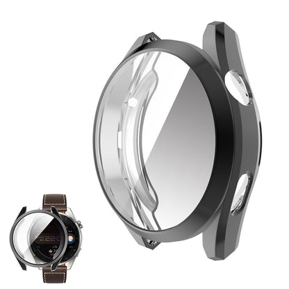 Fed Huawei Watch 3 Pro Silikone Cover - Sort#serie_1