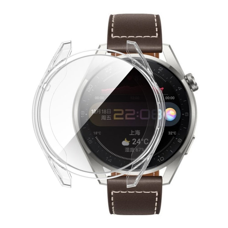 Super Fint Huawei Watch 3 Pro Silikone Cover - Gennemsigtig#serie_4