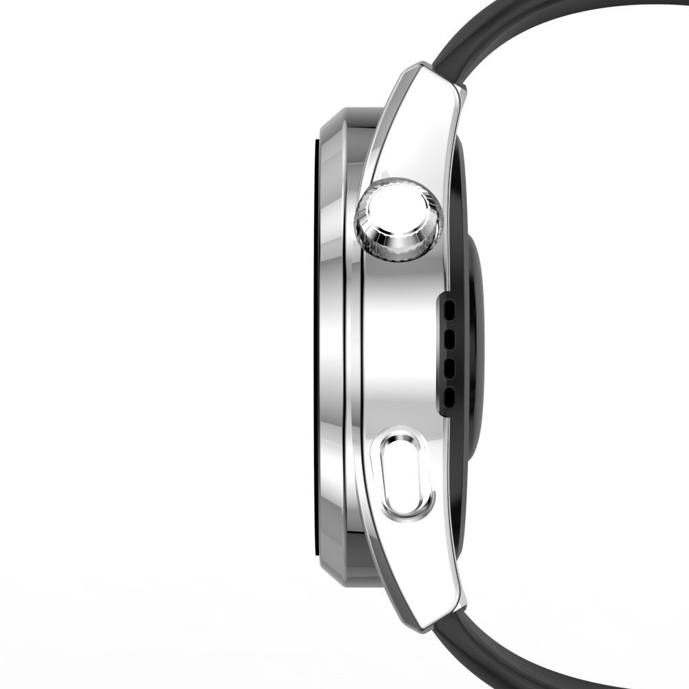 Meget Fint Huawei Watch 3 Pro Cover med Skærmbeskytter i Plastik og Hærdet Glas - Gennemsigtig#serie_7