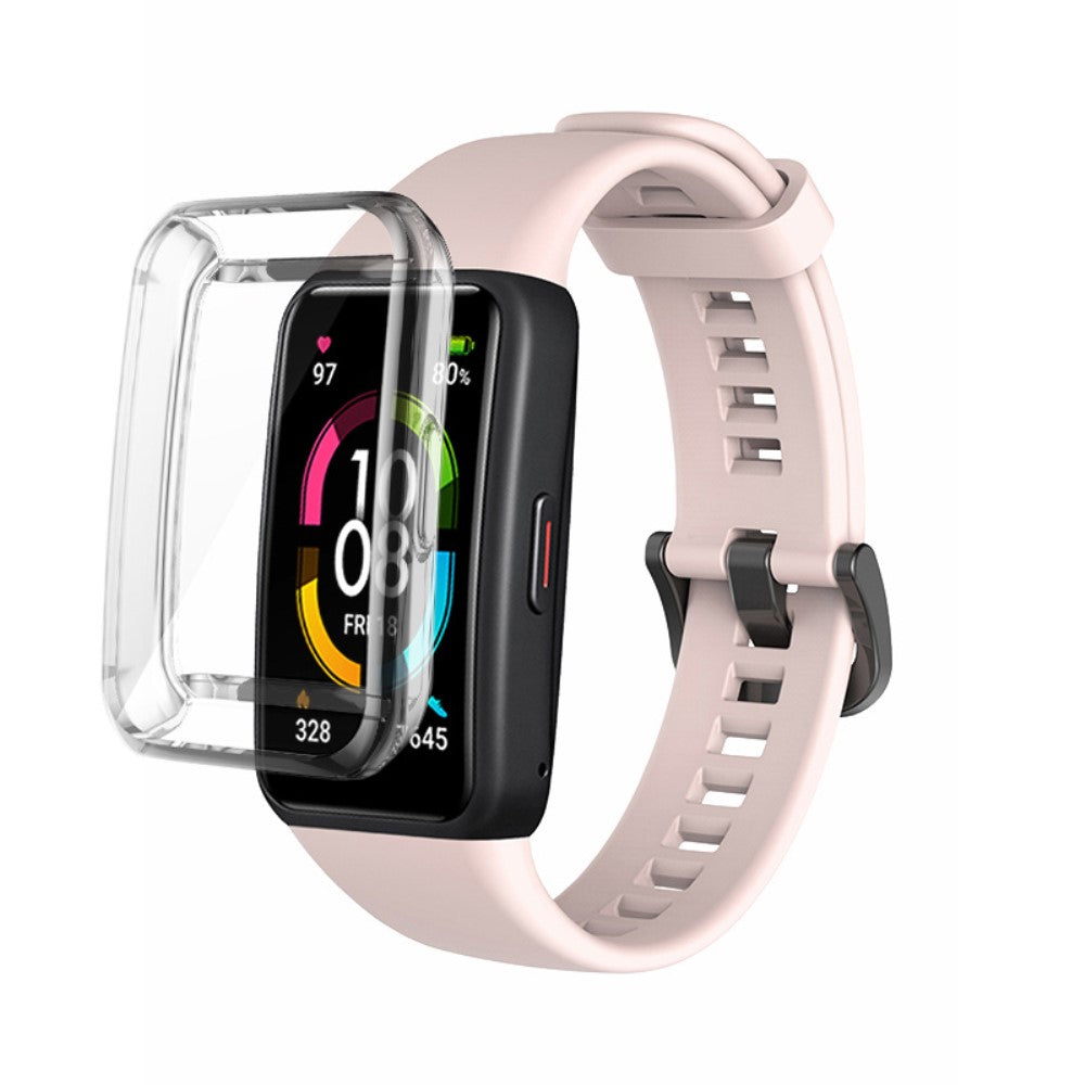 Super nydelig Huawei Band 6 Silikone Rem - Pink#serie_5