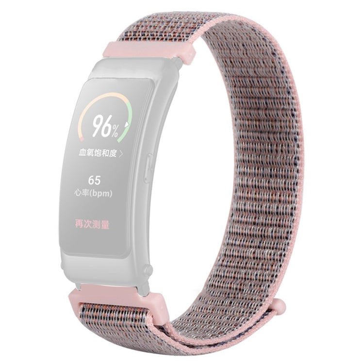 Mega fed Huawei Band 6 / Huawei Band 3 Nylon Rem - Pink#serie_9