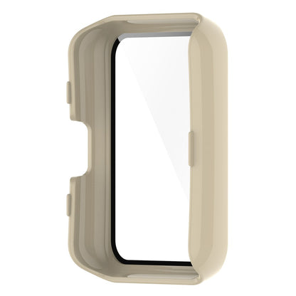 Super Fint Huawei Watch Fit 2 Cover med Skærmbeskytter i Plastik og Hærdet Glas - Beige#serie_5