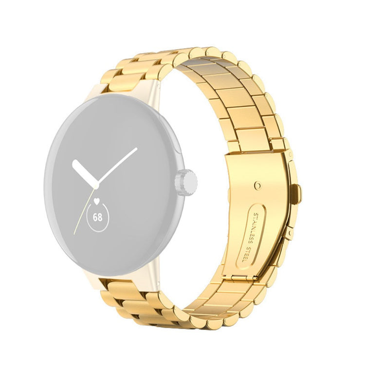 Rigtigt slidstærk Google Pixel Watch Metal Rem - Guld#serie_2