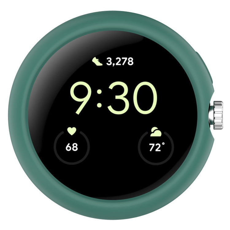Beskyttende Google Pixel Watch Plastik Cover - Grøn#serie_3