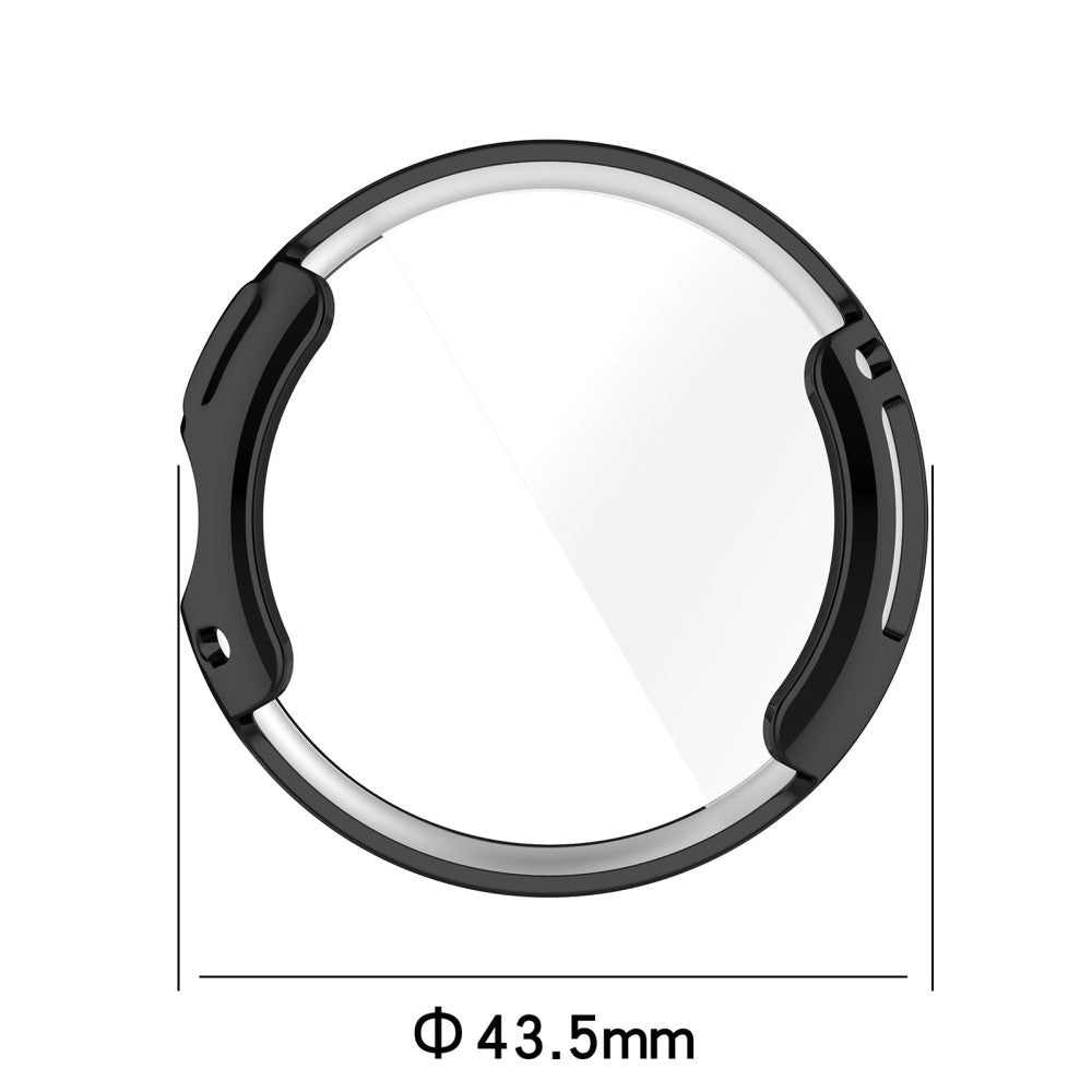 Godt Google Pixel Watch Cover med Skærmbeskytter i Silikone - Guld#serie_3