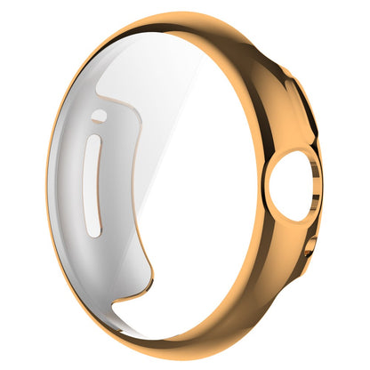 Godt Google Pixel Watch Cover med Skærmbeskytter i Silikone - Pink#serie_6