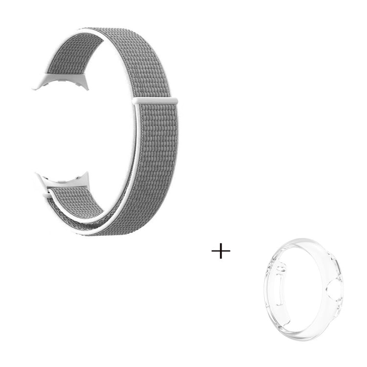 Super godt Google Pixel Watch Plastik og Nylon Rem - Sølv#serie_5