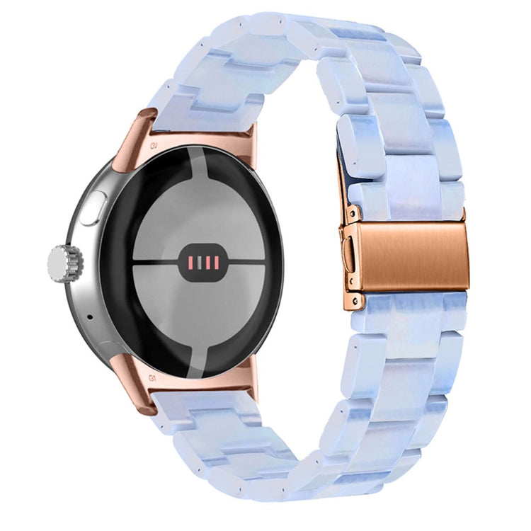 Meget nydelig Google Pixel Watch Plastik Rem - Blå#serie_12