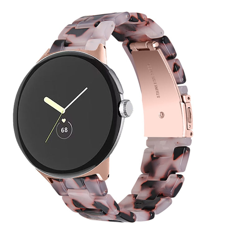 Super pænt Google Pixel Watch Plastik Rem - Pink#serie_15