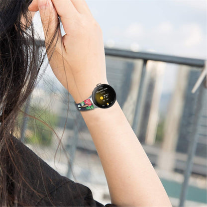 Fortrinligt Google Pixel Watch Ægte læder Rem - Rød#serie_4