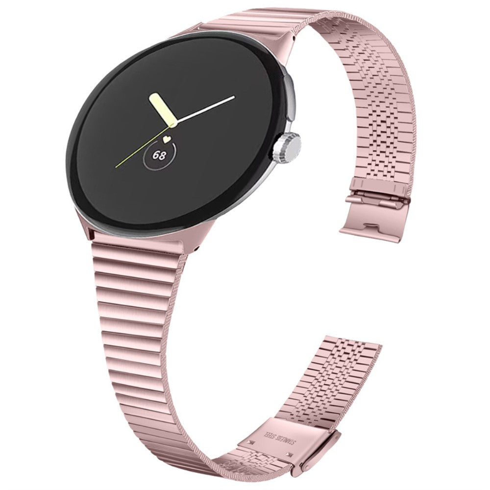 Super smuk Google Pixel Watch Metal Rem - Pink#serie_3