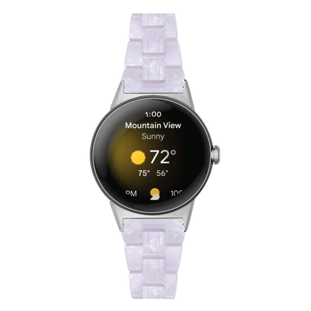 Vildt rart Google Pixel Watch Plastik Rem - Lilla#serie_11
