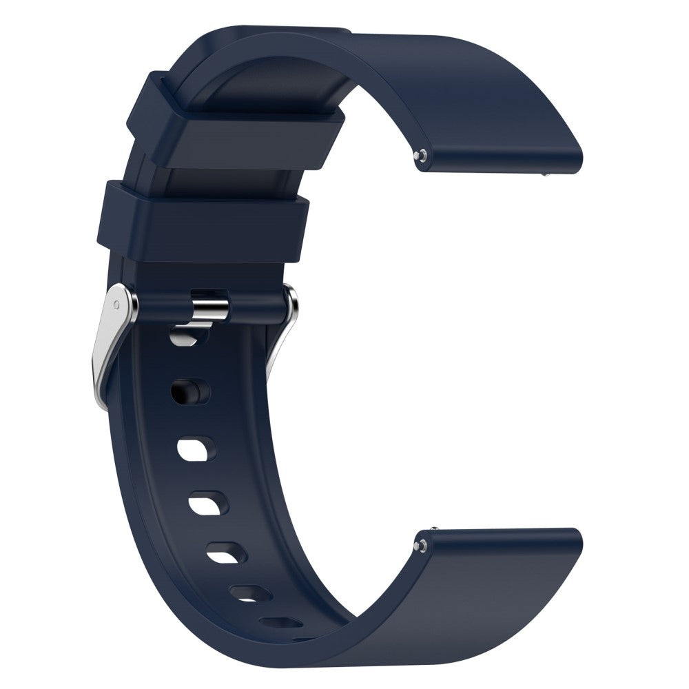 Meget Flot Silikone Rem passer til OnePlus Nord Watch - Blå#serie_10