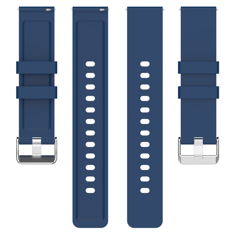 Meget Flot Silikone Rem passer til OnePlus Nord Watch - Blå#serie_3