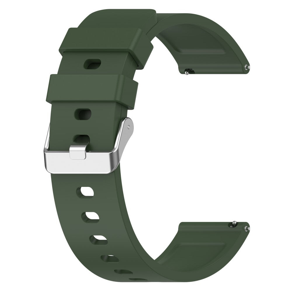 Meget Flot Silikone Rem passer til OnePlus Nord Watch - Grøn#serie_8