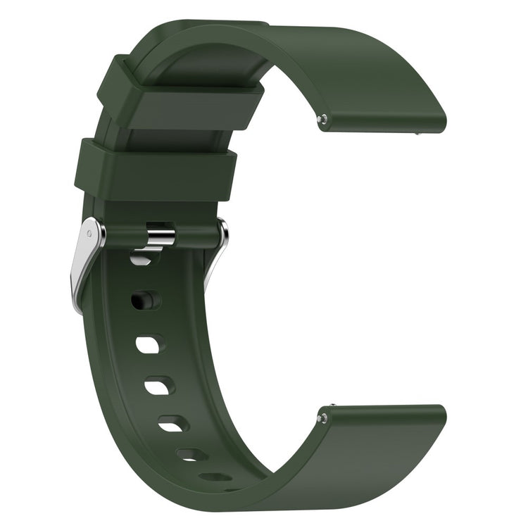 Meget Flot Silikone Rem passer til OnePlus Nord Watch - Grøn#serie_8