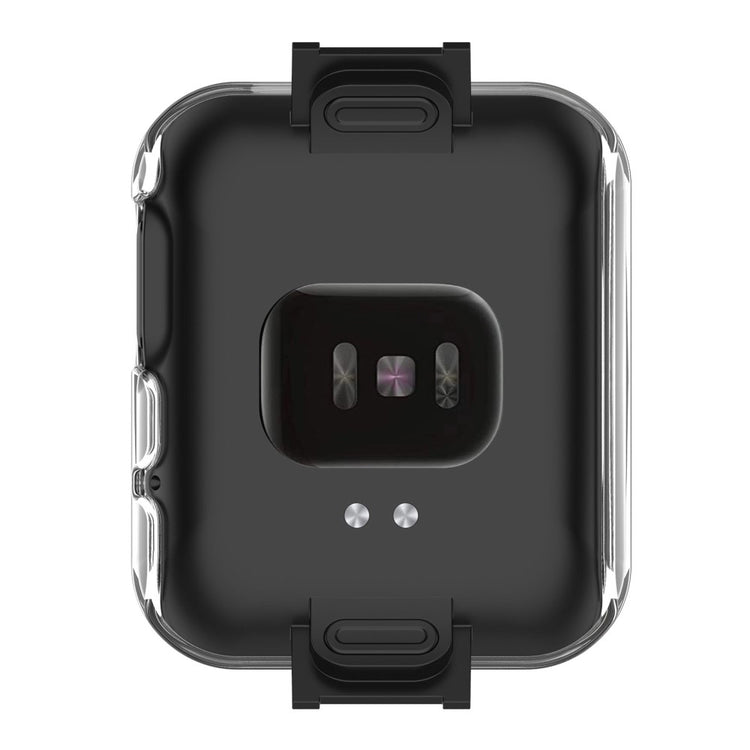 Super Fed Xiaomi Mi Watch Lite / Xiaomi Redmi Watch Cover med Skærmbeskytter i Plastik og Hærdet Glas - Gennemsigtig#serie_2