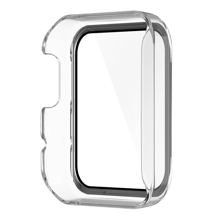 Super Fed Xiaomi Mi Watch Lite / Xiaomi Redmi Watch Cover med Skærmbeskytter i Plastik og Hærdet Glas - Gennemsigtig#serie_2