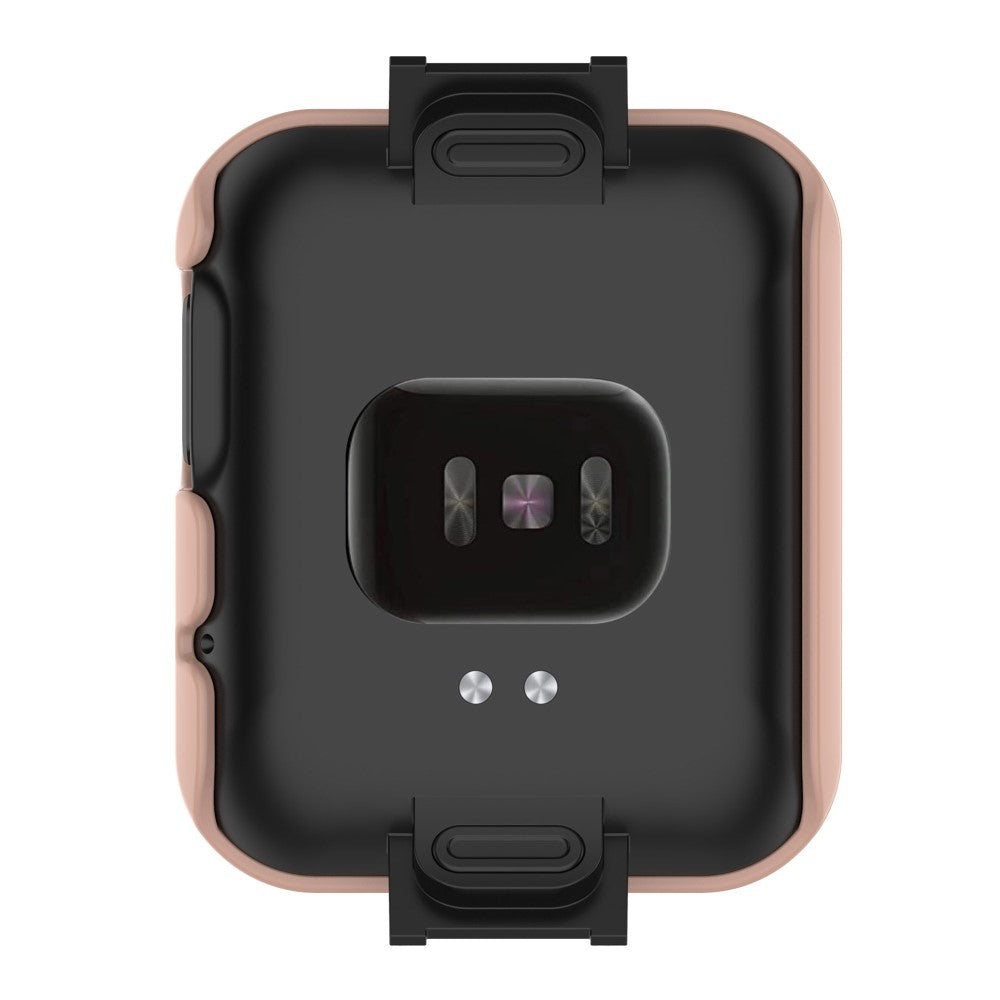 Super Fed Xiaomi Mi Watch Lite / Xiaomi Redmi Watch Cover med Skærmbeskytter i Plastik og Hærdet Glas - Pink#serie_4