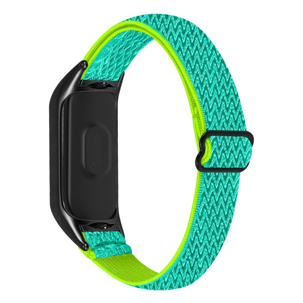 Godt Xiaomi Mi Smart Band 6 / Xiaomi Mi Band 5 Nylon Rem - Grøn#serie_15