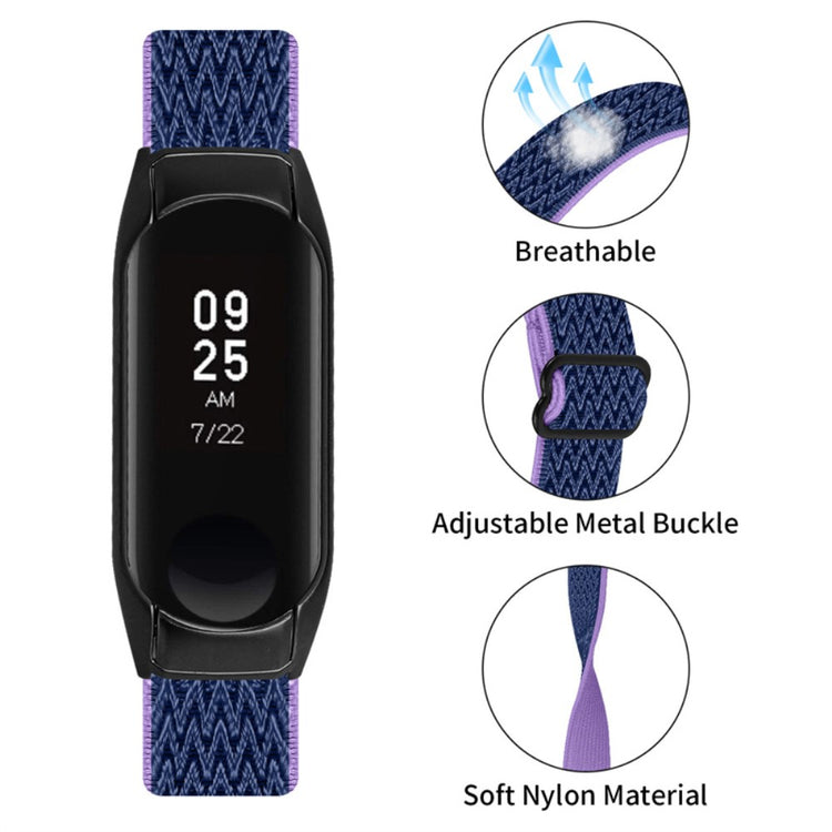 Godt Xiaomi Mi Smart Band 6 / Xiaomi Mi Band 5 Stof Urrem - Lilla#serie_2