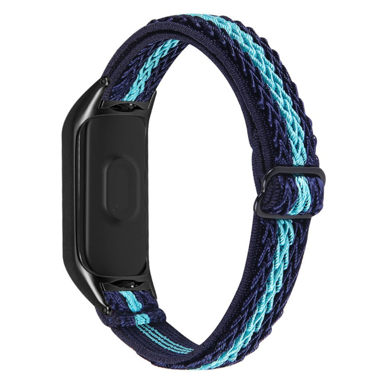 Godt Xiaomi Mi Smart Band 6 / Xiaomi Mi Band 5 Nylon Rem - Blå#serie_20