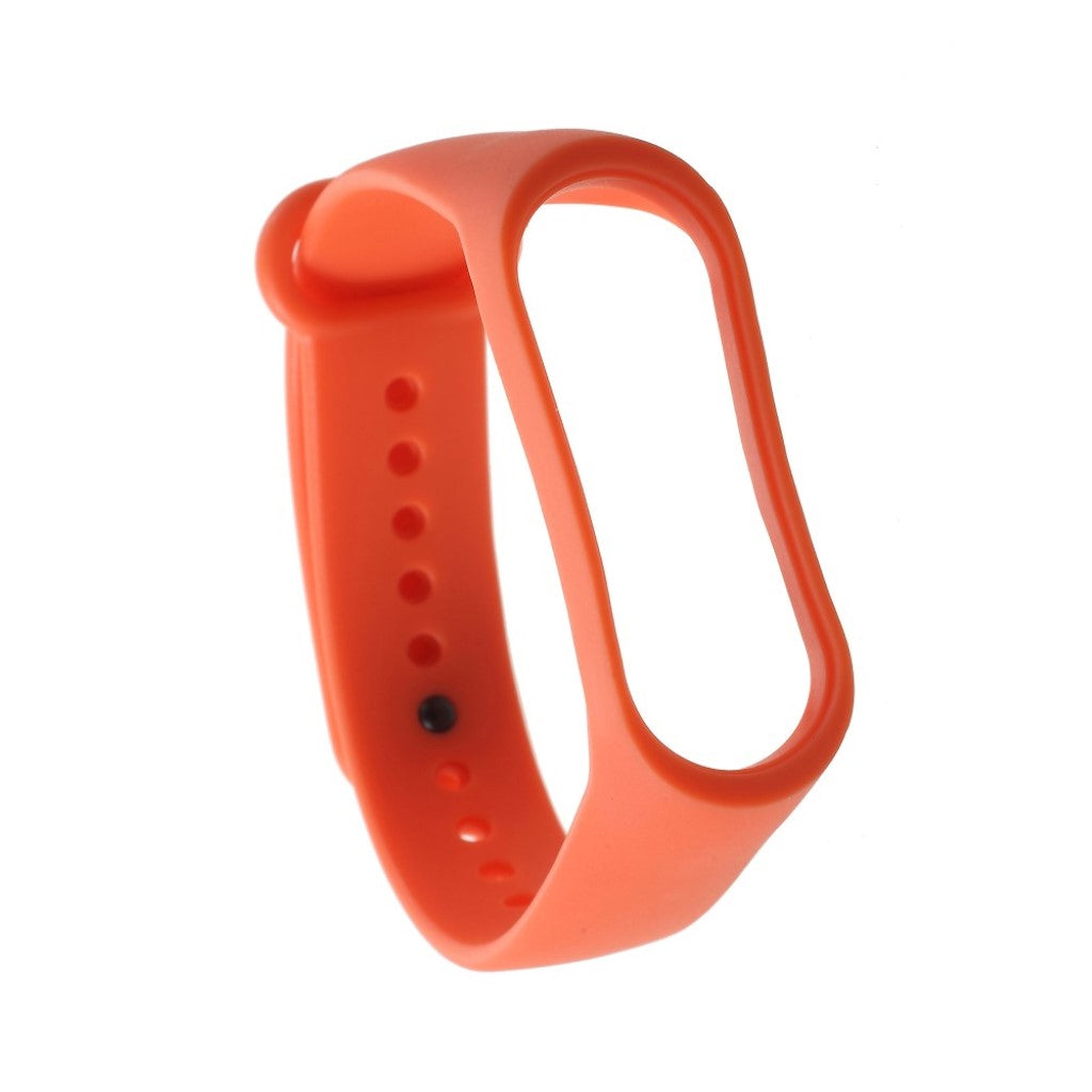 Pænt Xiaomi Mi Band 3 Silikone Rem - Orange#serie_10