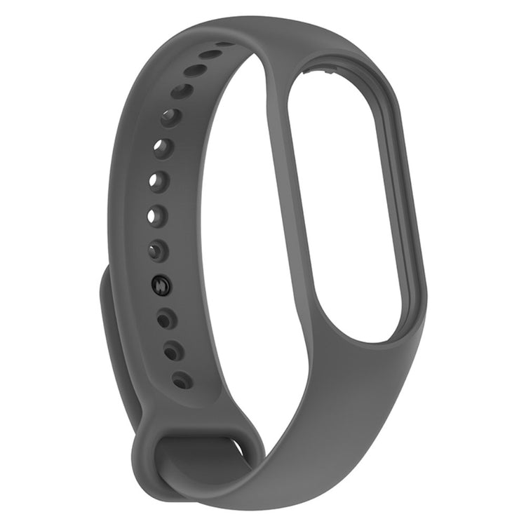 Super elegant Xiaomi Mi Band 7 Silikone Rem - Sølv#serie_3