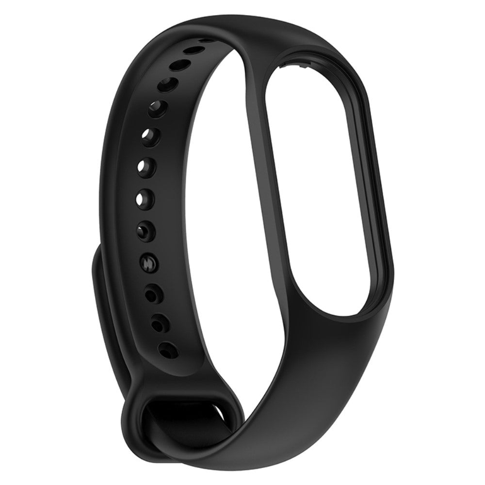 Super elegant Xiaomi Mi Band 7 Silikone Rem - Sort#serie_5