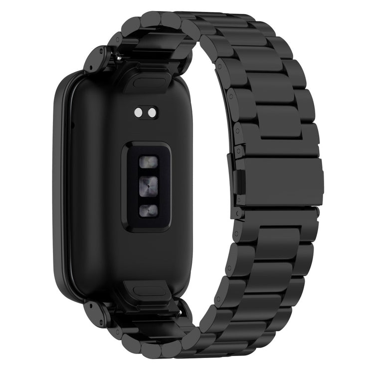 Rigtigt hårdfør Xiaomi Mi Band 7 Pro Metal Rem - Sort#serie_028