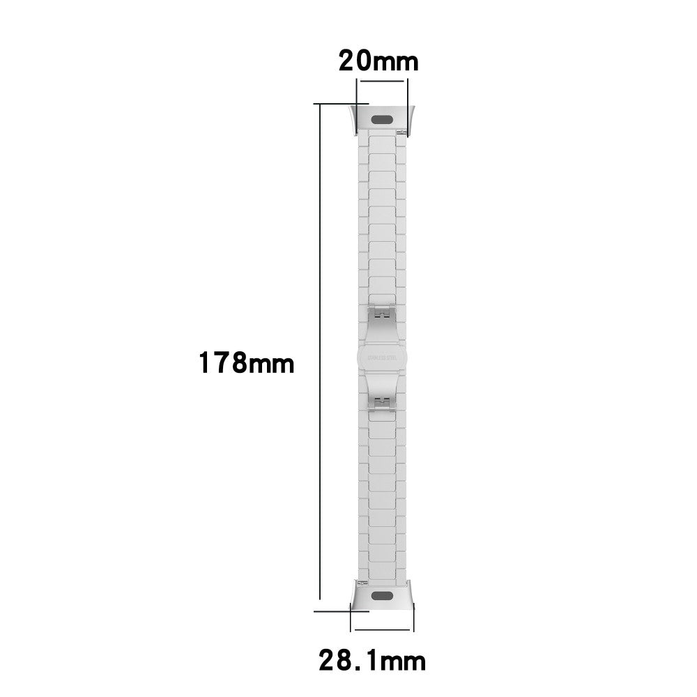 Metal Universal Rem passer til Xiaomi Redmi Watch 3 / Xiaomi Mi Watch Lite 3 - Sort#serie_6