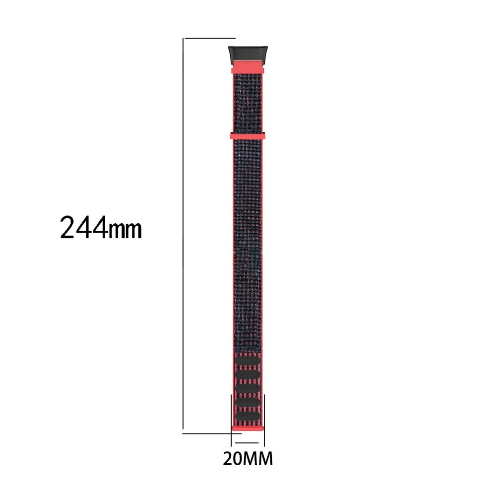 Nylon Universal Rem passer til Xiaomi Redmi Watch 3 / Xiaomi Mi Watch Lite 3 - Rød#serie_1