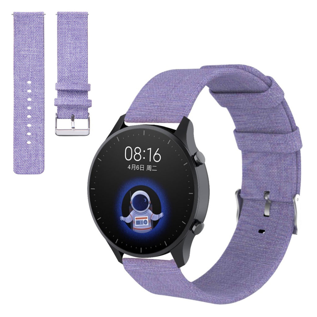 Super hårdfør Xiaomi Watch Color Nylon Rem - Lilla#serie_6