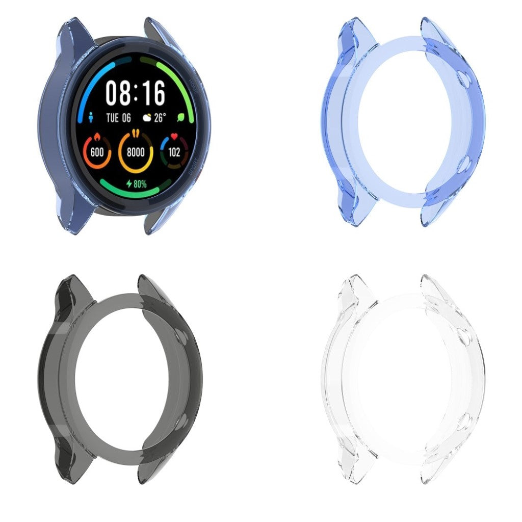 Xiaomi Mi Watch Color Sports Gennemsigtig Silikone Bumper  - Hvid#serie_1