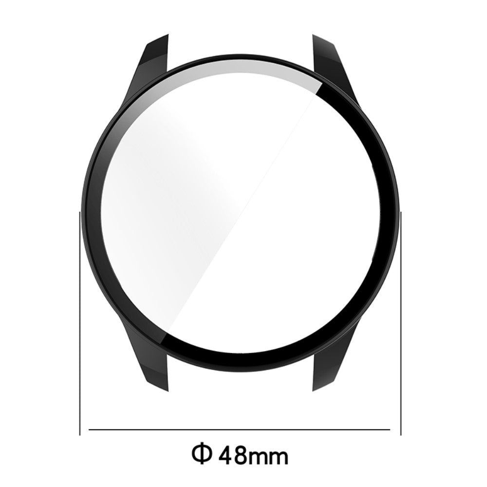 Godt Xiaomi Mi Watch Color Sports Cover med Skærmbeskytter i Plastik og Hærdet Glas - Gennemsigtig#serie_4