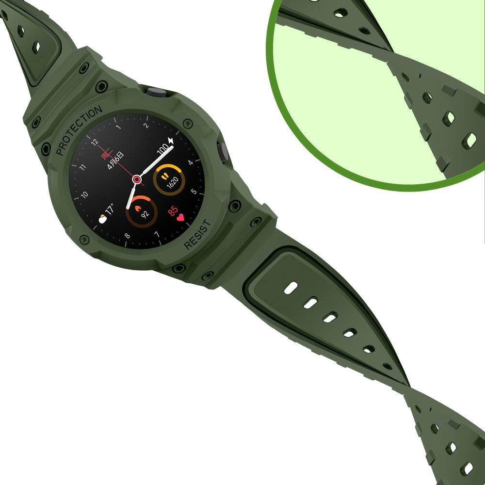 Vildt kønt Xiaomi Mi Watch Color Sports Silikone Urrem - Grøn#serie_3