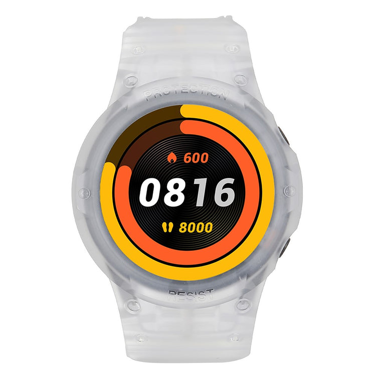 Vildt kønt Xiaomi Mi Watch Color Sports Silikone Urrem - Gennemsigtig#serie_4