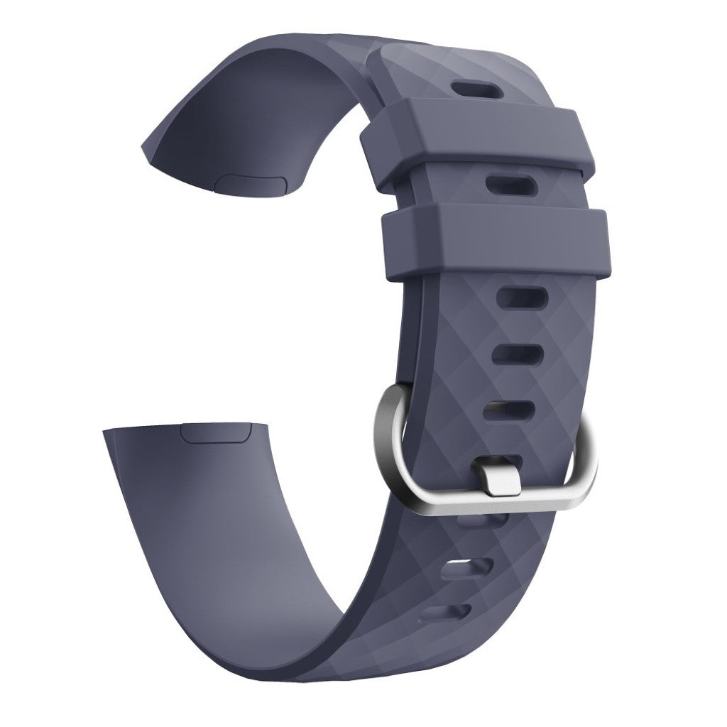 Stilren Fitbit Charge 4 / Fitbit Charge 3 Silikone Rem - Størrelse: S - Blå#serie_9