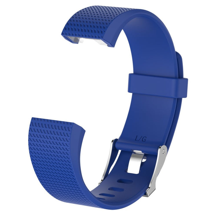 Meget elegant Fitbit Charge 2 Silikone Rem - Størrelse: S - Blå#serie_14