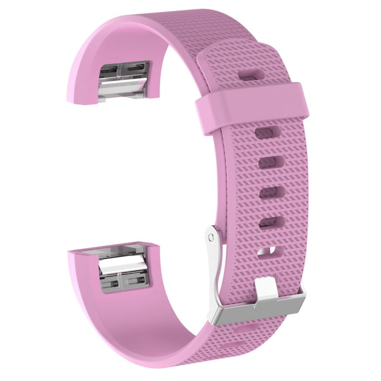 Meget elegant Fitbit Charge 2 Silikone Rem - Størrelse: S - Pink#serie_17