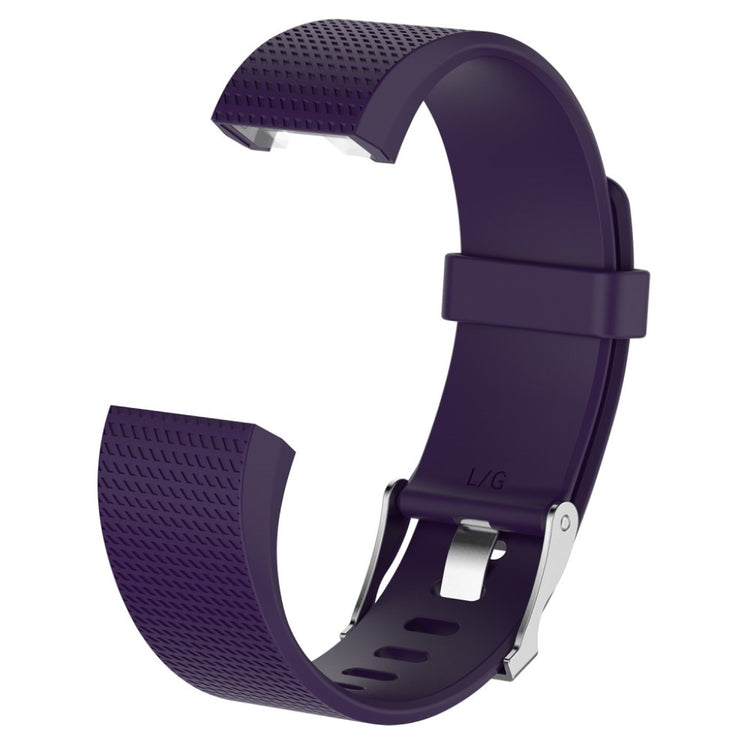 Meget elegant Fitbit Charge 2 Silikone Rem - Størrelse: S - Lilla#serie_2
