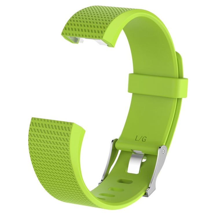 Meget elegant Fitbit Charge 2 Silikone Rem - Størrelse: S - Grøn#serie_6