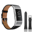 Huomattavan loistava Fitbit Charge 2 Aitoa nahkaa Ranneke