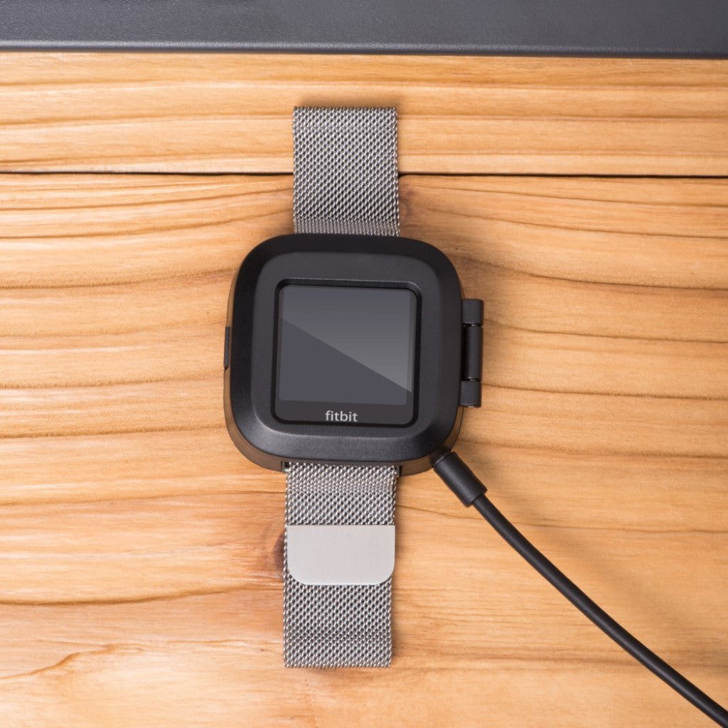 Fitbit Versa Kabel Til Opladnings Dock - Sort#serie_056