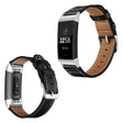 Super kestävä Fitbit Charge 3 Aitoa nahkaa Ranneke