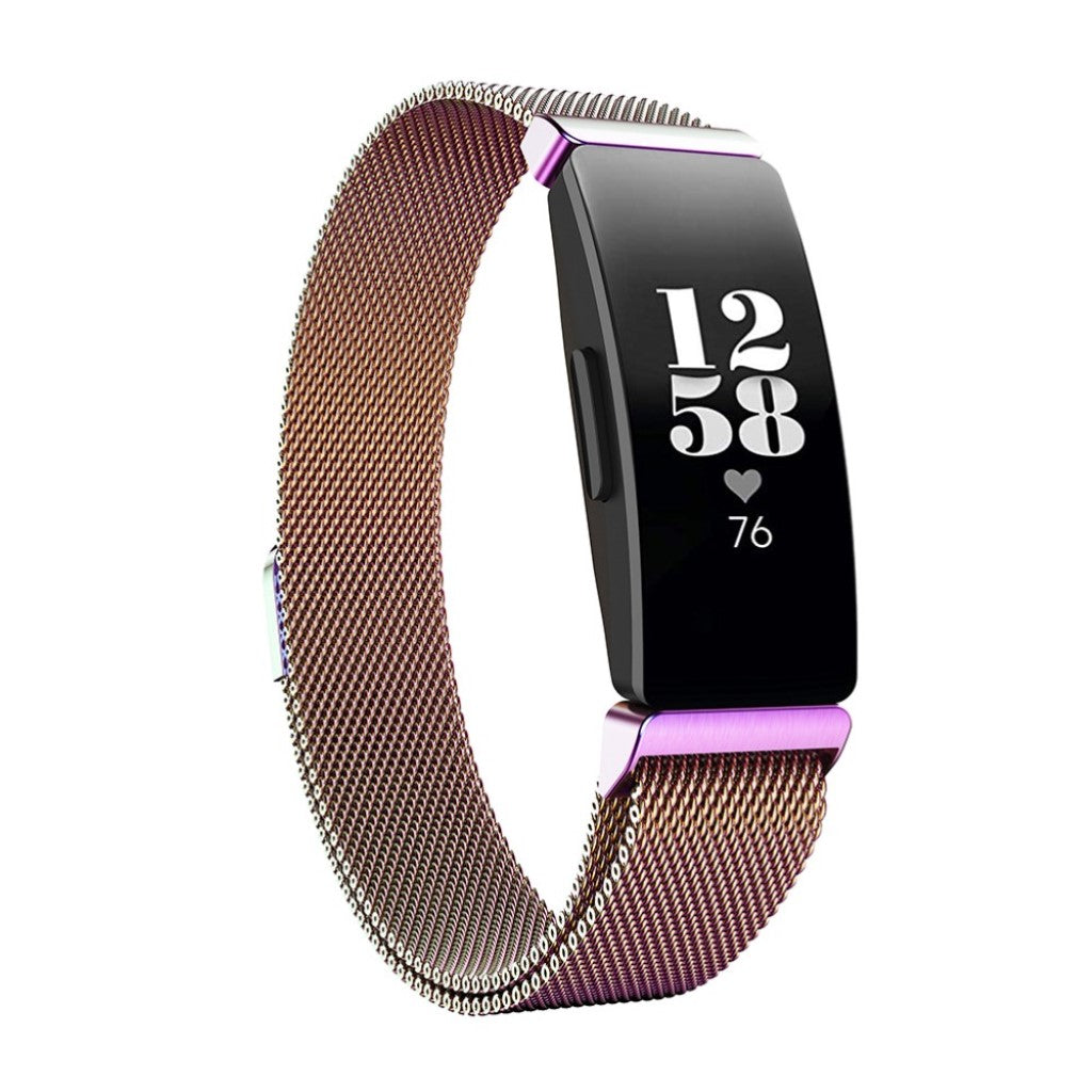 Mega fed Fitbit Inspire Metal Rem - Flerfarvet#serie_4