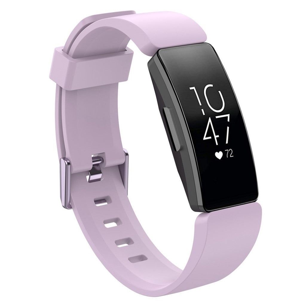 Komfortabel Fitbit Inspire Silikone Rem - Lilla#serie_6