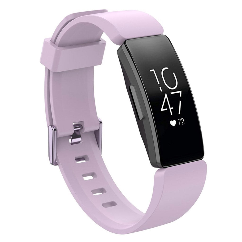 Komfortabel Fitbit Inspire Silikone Rem - Lilla#serie_6