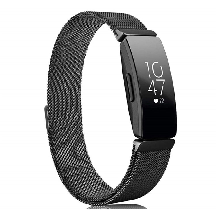 Super skøn Fitbit Inspire Metal Rem - Sort#serie_1