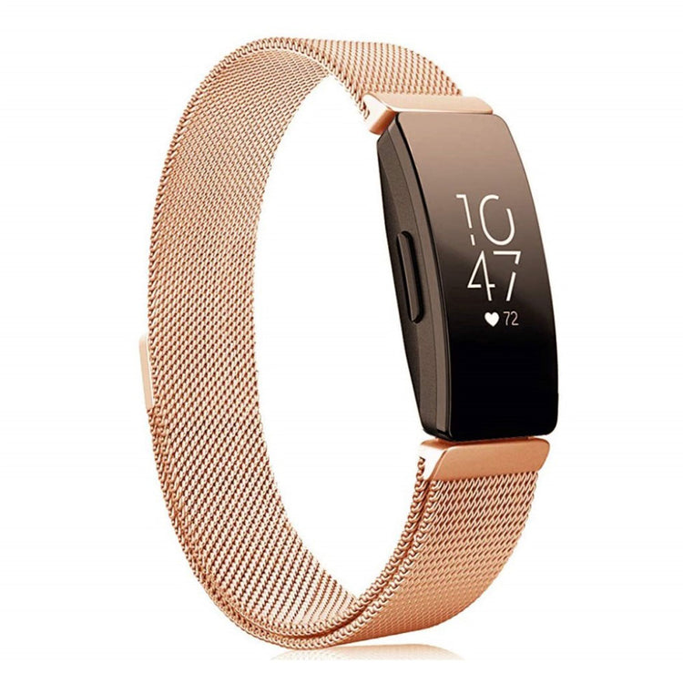 Super skøn Fitbit Inspire Metal Rem - Guld#serie_3